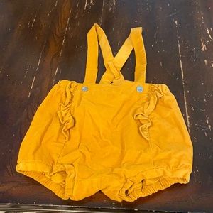 jacadi 12 months mustard color romper